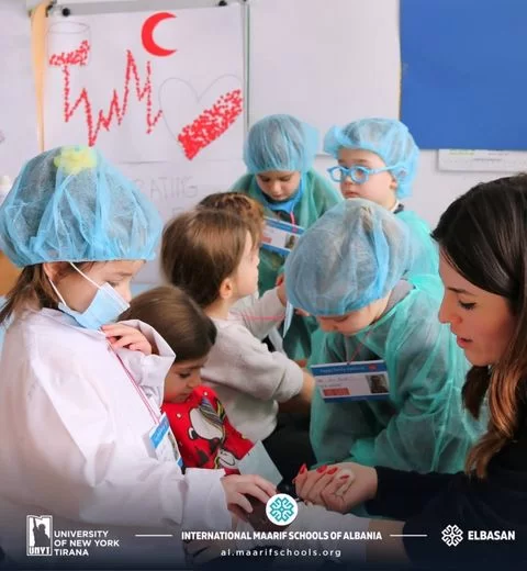 Children play doctor